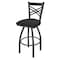 Holland Bar Stool Co 30" Swivel Bar Stool, Pewter Finish, Canter Iron Seat 82030PW008 - alternate 1